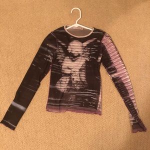 90s Cop Copine Mesh Shirt